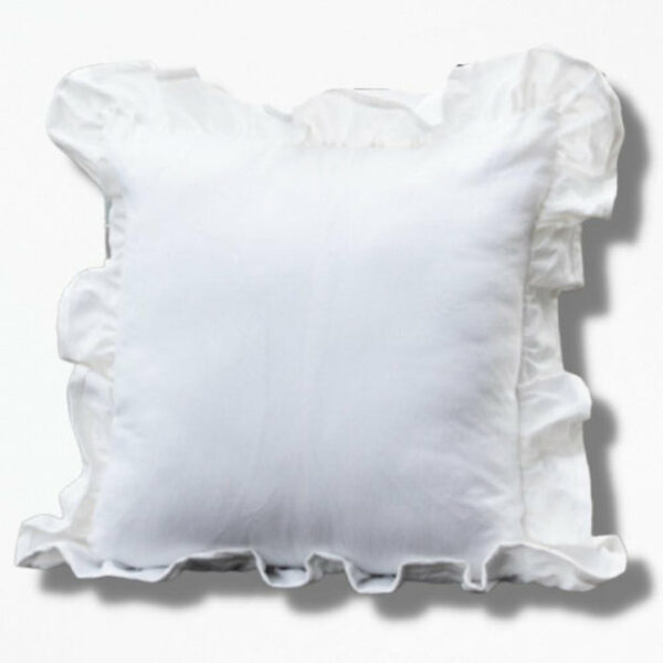 Coussin Carré Blanc ÉclatBlanc