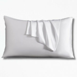 Coussin Rectangulaire Blanc SoieLumineuse