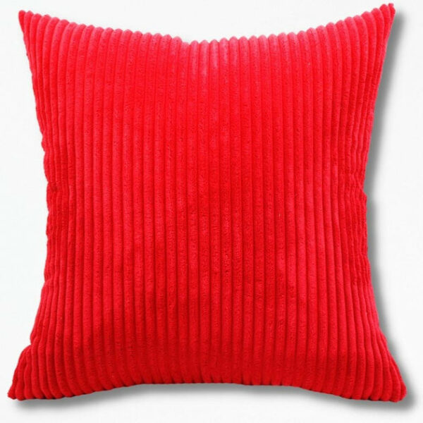 Housse de Coussin RougeVeloursCrimson