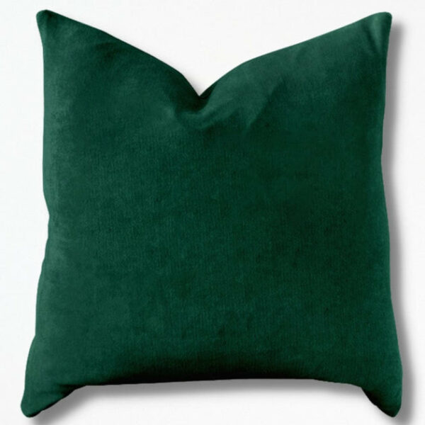 Housse De Coussin En Velours VertGreenLush Cushions