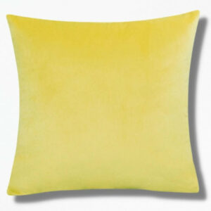 Housse de Coussin Jaune 50×50 cm SunSoft